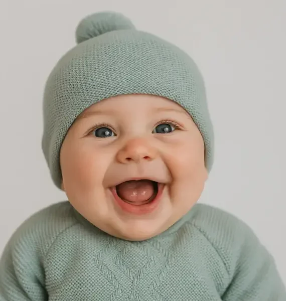 Set di 3 pezzi per neonati color mint