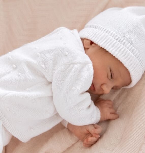 Completo Neonato Quinque + Cappellino (3 pezzi)