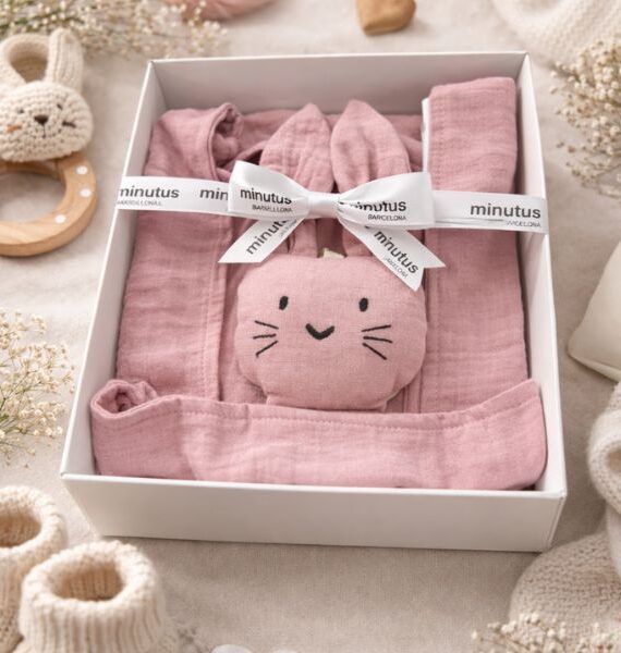 DOUDOU DI CONIGLIO 100% Cotone Biologico