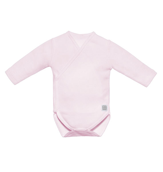 Body incrociato manica lunga plain 100% Cotone