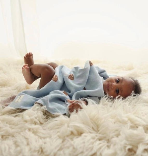 Coperta Fungi 100% cotone
