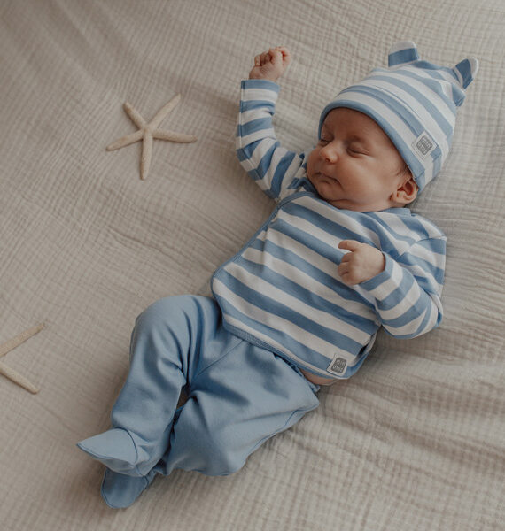 Completo 3 pezzi a righe con Ghetta Primi giorni