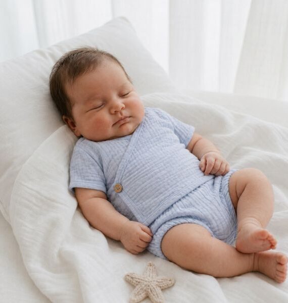 COMPLETO A MANICHE CORTE IN COTONE 100%