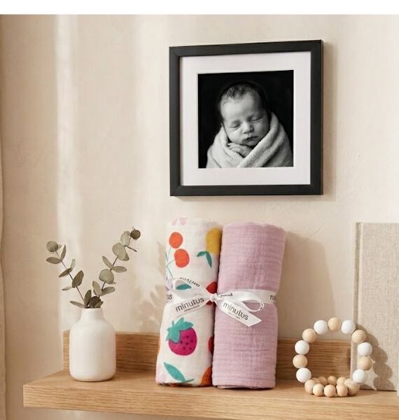 Pack Duo di mussole Frulis 100% Cotone