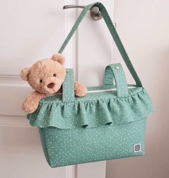 Borsa Nascita Estrella con Volant